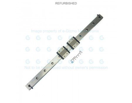 NSK Linear Motion Guide LM 24x8.5x423mm with 2x carriage LE12 [Refurbished]