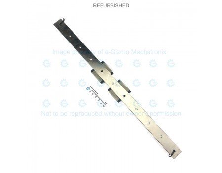 NSK Linear Motion Guide LM 24x8.5x423mm with 2x carriage LE12 [Refurbished]