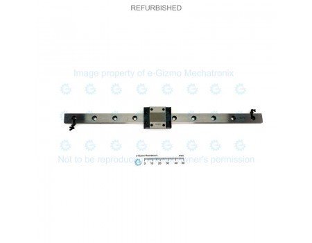 THK Linear Motion Guide LM 12x7.5x250mm with 1x carriage SRS12M [Refurbished]