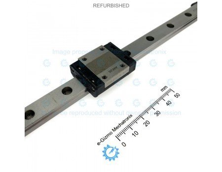 THK Linear Motion Guide LM 12x7.5x250mm with 1x carriage SRS12M [Refurbished]