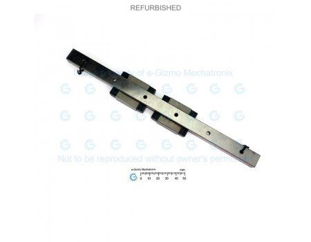 NSK Linear Motion Guide LM 15x9.5x240mm with 2x carriage [Refurbished]