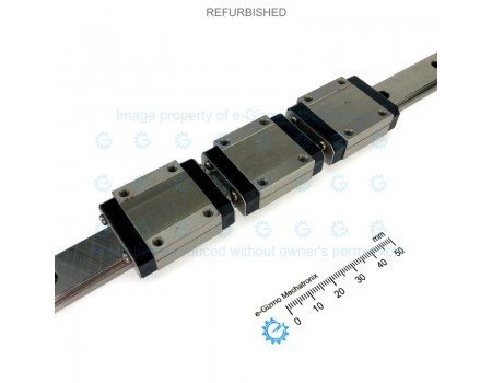 NSK Linear Motion Guide LM 15x9.5x294mm with 3x carriage [Refurbished]