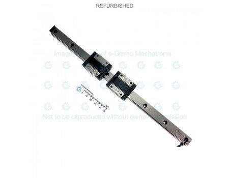 THK Linear Motion Guide LM 15x9.5x294mm with 2x carriage RSR15ZM [Refurbished]