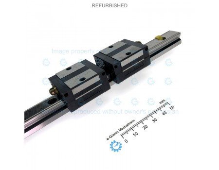 THK Linear Motion Guide LM 15x12.5x220mm with 2x carriage SSR15 [Refurbished]