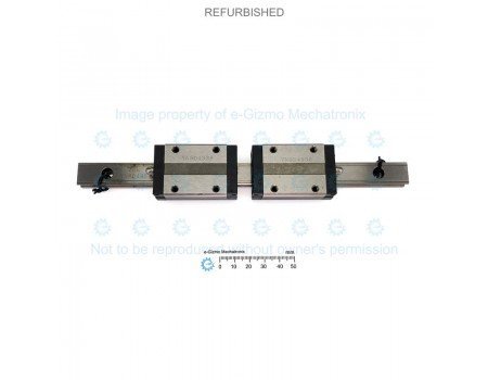 THK Linear Motion Guide LM 15x12.5x220mm with 2x carriage SSR15 [Refurbished]