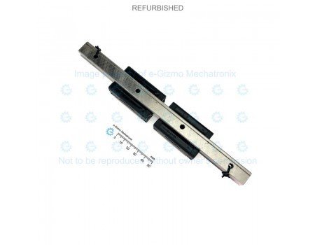 THK Linear Motion Guide LM 15x12.5x220mm with 2x carriage SSR15 [Refurbished]