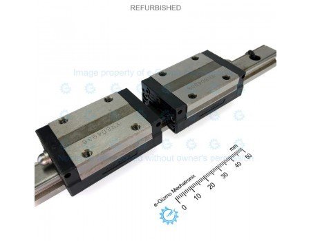 THK Linear Motion Guide LM 15x12.5x220mm with 2x carriage SSR15 [Refurbished]