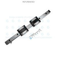 THK Linear Motion Guide LM 15x9.5x240mm with 2x carriage RSR15ZM [Refurbished]