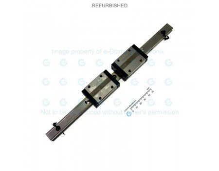 THK Linear Motion Guide LM 15x12.5x280mm with 2x carriage SSR15 [Refurbished]