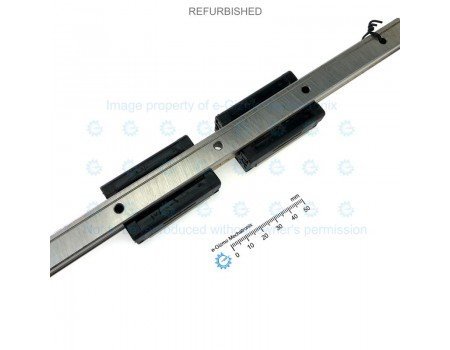 THK Linear Motion Guide LM 15x12.5x280mm with 2x carriage SSR15 [Refurbished]