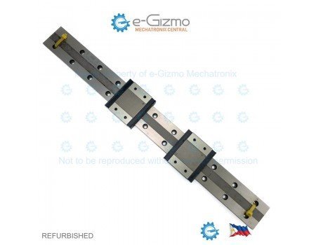 IKO Linear Motion Guide LM 42x10x438mm with 2x carriage LWLF42 [Refurbished]