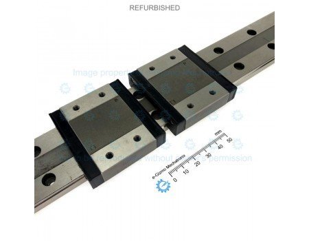 IKO Linear Motion Guide LM 42x10x438mm with 2x carriage LWLF42 [Refurbished]