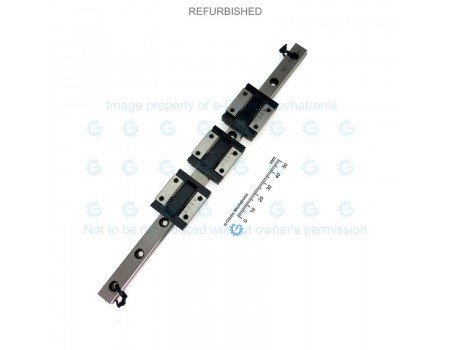 THK Linear Motion Guide LM 12x7.5x220mm with 3x carriage RSH12ZM [Refurbished]