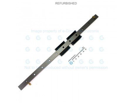 THK Linear Motion Guide LM 12x7.5x283mm with 2x carriage RSR12ZM [Refurbished]