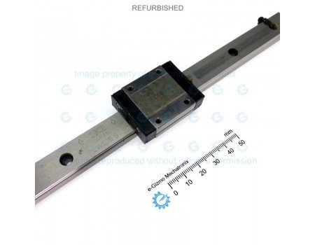 IKO Linear Motion Guide LM 15x10x229mm with 1x carriage LWL15B [Refurbished]