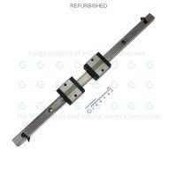 THK Linear Motion Guide LM 15x12.5x338mm with 2x carriage SSR15 [Refurbished]