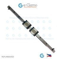 THK Linear Motion Guide LM 15x9.5x349mm with 2x carriage SRS15M [Refurbished]