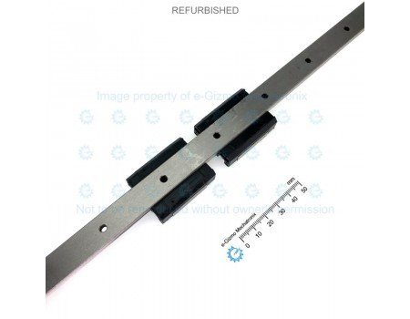 THK Linear Motion Guide LM 15x9.5x349mm with 2x carriage SRS15M [Refurbished]