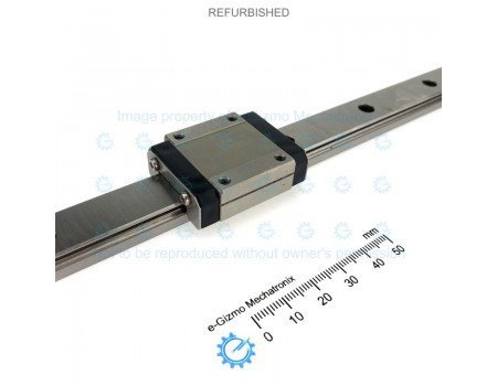 NSK Linear Motion Guide LM 15x9.5x294mm with 1x carriage [Refurbished]