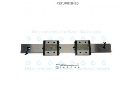 IKO Linear Motion Guide LM 24x8x239mm with 2x carriage LWLF24B [Refurbished]