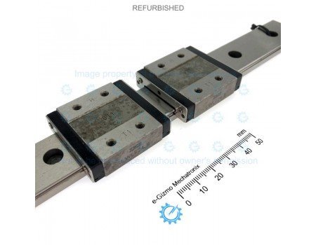 IKO Linear Motion Guide LM 24x8x239mm with 2x carriage LWLF24B [Refurbished]