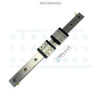 Misumi Linear Motion Guide LM 24x8x309mm + 2x carriage SSEBW-14  [Refurbished]