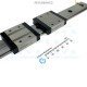 Misumi Linear Motion Guide LM 24x8x309mm + 2x carriage SSEBW-14  [Refurbished]