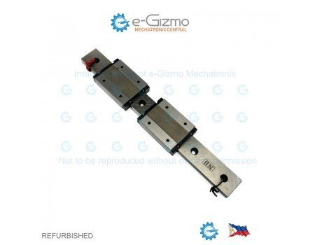 NB Linear Motion Guide LM 24x8x230mm with 2x carriage SEBS12WAY [Refurbished]