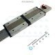 NB Linear Motion Guide LM 24x8x230mm with 2x carriage SEBS12WAY [Refurbished]