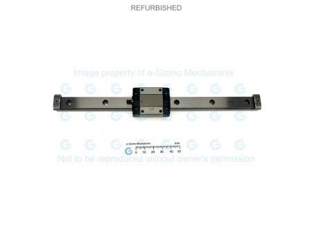 THK Linear Motion Guide LM 15x9.5x229mm with 1x carriage RSR15VM [Refurbished]