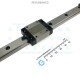 THK Linear Motion Guide LM 15x9.5x229mm with 1x carriage RSR15VM [Refurbished]