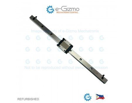 THK Linear Motion Guide LM 15x9.5x309mm with 1x carriage SRS15M [Refurbished]