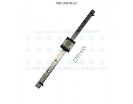THK Linear Motion Guide LM 15x9.5x309mm with 1x carriage SRS15M [Refurbished]