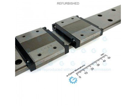 THK Linear Motion Guide LM 42x9.5x549mm with 2x carriage RSR15WM [Refurbished]