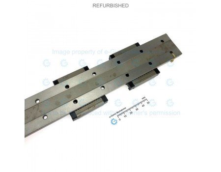 THK Linear Motion Guide LM 42x9.5x549mm with 2x carriage RSR15WM [Refurbished]