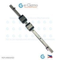 NSK Linear Motion Guide LM 15x12.5x370mm with 2x carriage LS15 [Refurbished]