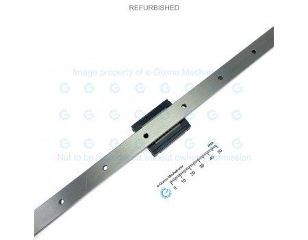 THK Linear Motion Guide LM 15x9.5x509mm with 1x carriage RSH15ZM [Refurbished]