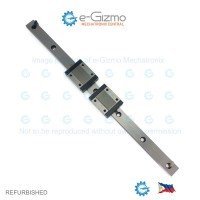 IKO Linear Motion Guide LM 20x11x389mm with 2x carriage LWL20B [Refurbished]