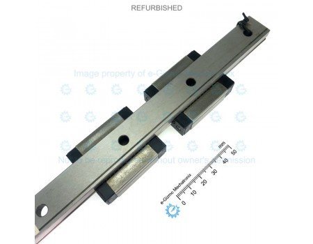 IKO Linear Motion Guide LM 20x11x389mm with 2x carriage LWL20B [Refurbished]