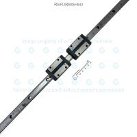 THK Linear Motion Guide LM 15x12.5x518mm with 2x carriage SSR15 [Refurbished]