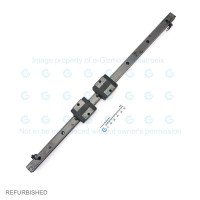 THK Linear Motion Guide LM 15x12.5x407mm with 2x carriage SR15V [Refurbished]