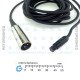 SHURE Microflex MX393/C Cardiod Surface Mounted Mic