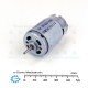 6-16.2VDC 50W 12500rpm High Torque DC Motor HG385XLG Type with Flux Yoke