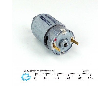 6-16.2VDC 50W 12500rpm High Torque DC Motor HG385XLG Type with Pinion Gear