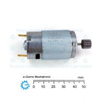 LODA 6-16.2VDC 50W 11600rpm High Torque DC Motor LD-2847RCD2-50 with Pinion Gear
