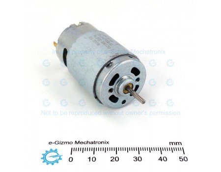 LODA 6-16.2VDC 50W 11600rpm High Torque DC Motor LD-2847RCD2-50 with Pinion Gear