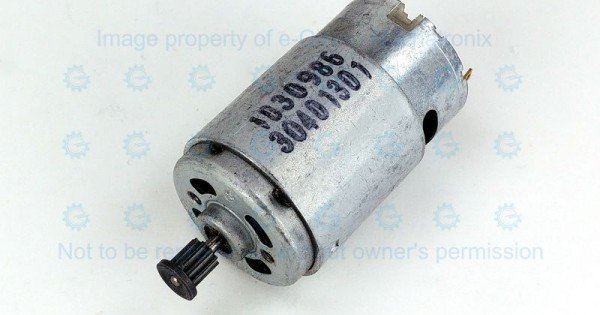6-16.2VDC 10000rpm High Torque DC Motor 1030986 with Pinion Gear