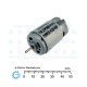 6-16.2VDC 50W 12500rpm High Torque DC Motor HC385XLG Type with Flux Yoke