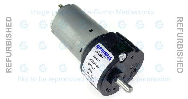 Gear Motor 18VDC 180RPM