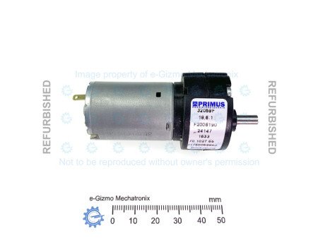Gear Motor 18VDC 180RPM